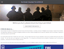 Tablet Screenshot of dorchesterfire.com